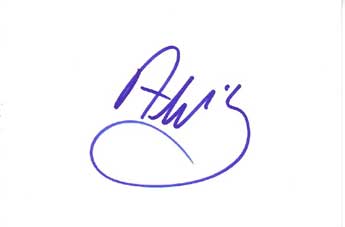 Adam Goldberg Autographed Index Card