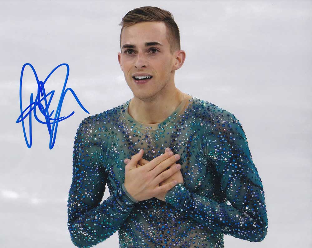 Adam Rippon in-person autographed photo Team USA