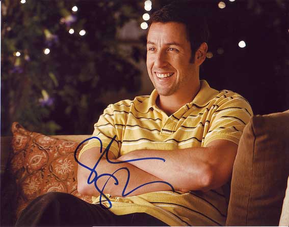 Adam Sandler in-person autographed photo