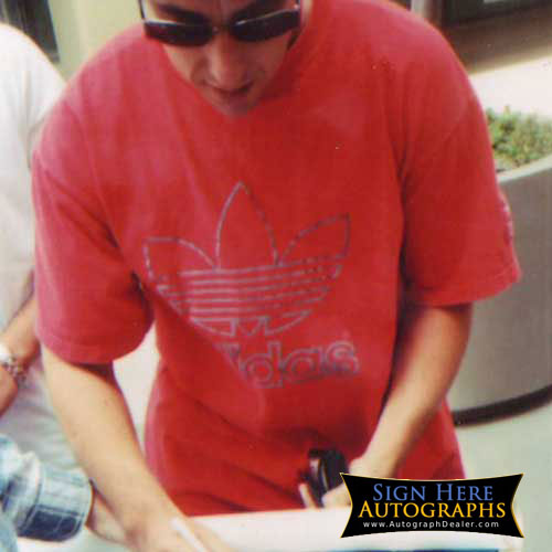 Adam Sandler in-person autographed photo