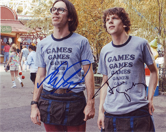 Adventureland In-person autographed Cast Photo