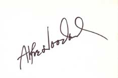 Alfre Woodard Autographed Index Card