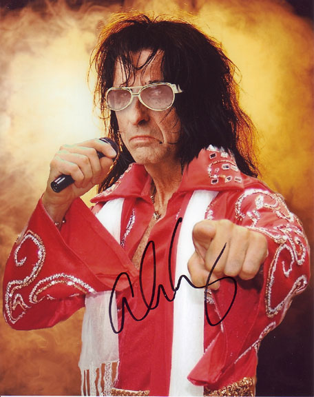 Alice Cooper in-person autographed photo
