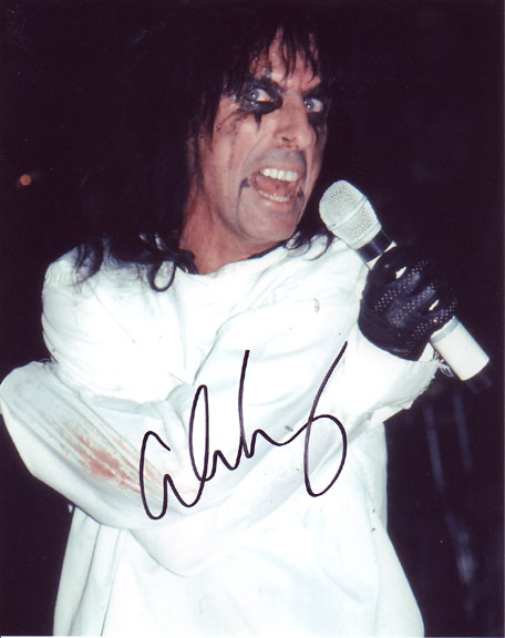 Alice Cooper in-person autographed photo