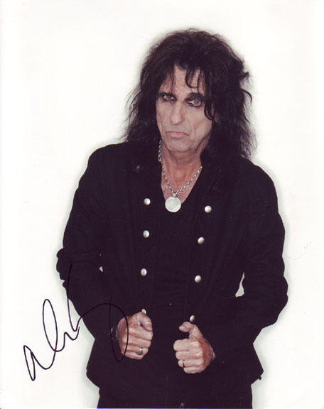 Alice Cooper in-person autographed photo