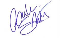 Amber Smith Autographed Index Card