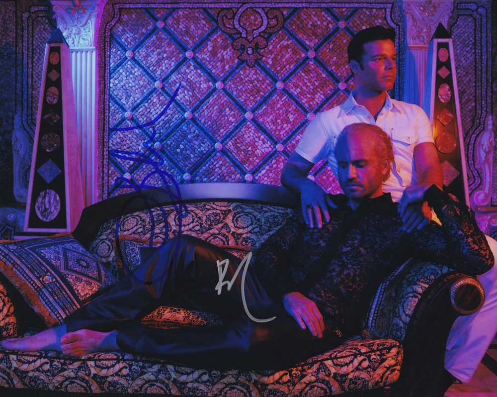 Assassination of Gianni Versace In-person autographed Cast Photo