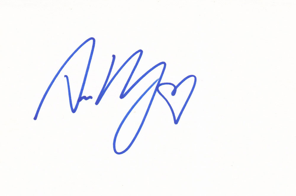Ami Dolenz Autographed Index Card