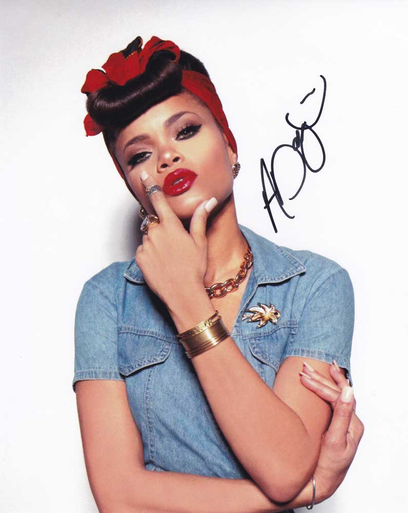 Andra Day In-person Autographed Photo