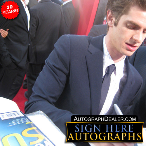 Andrew Garfield in-person autographed photo