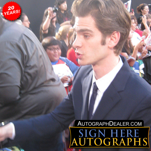 Andrew Garfield in-person autographed photo