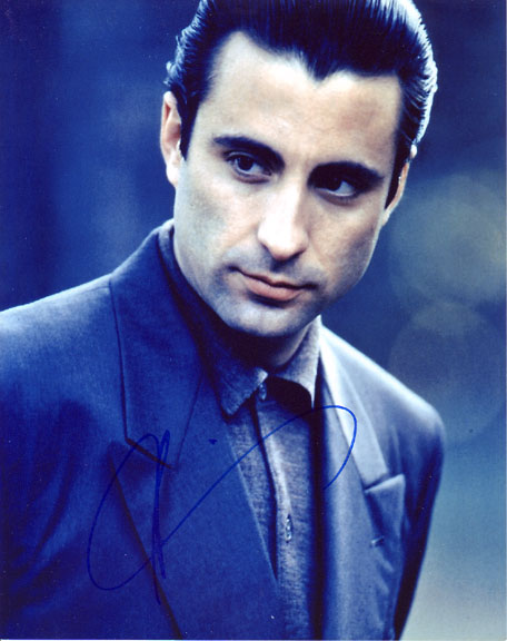 Andy Garcia in-person autographed photo