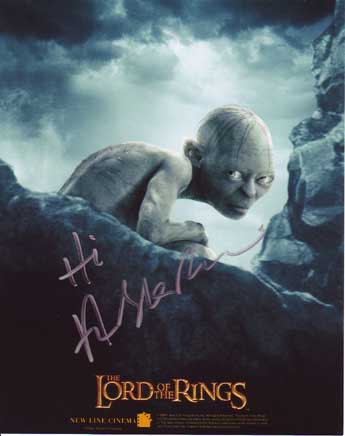 Andy Serkis in-person autographed photo