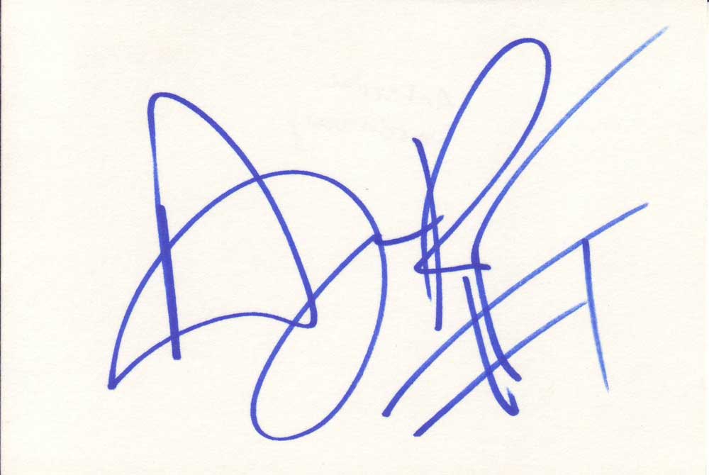 Anfernee Hardaway Autographed Index Card