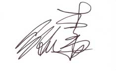 Ang Lee Autographed Index Card