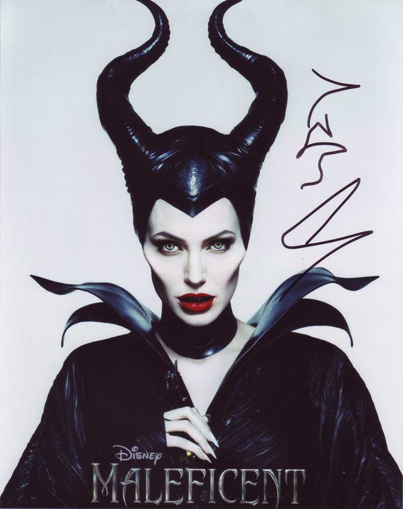 Angelina Jolie in-person autographed photo