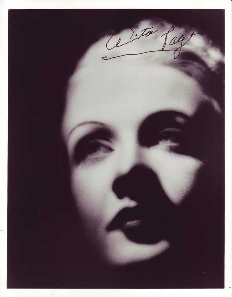 Anita Page in-person autographed photo