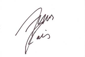 Anna Faris Autographed Index Card