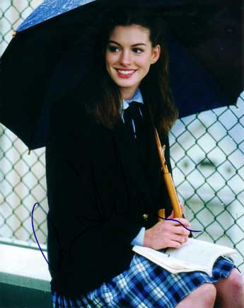 Anne Hathaway in-person autographed photo