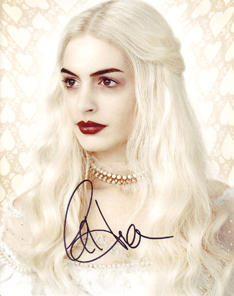 Anne Hathaway autographed photo for sale