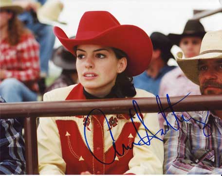 Anne Hathaway in-person autographed photo