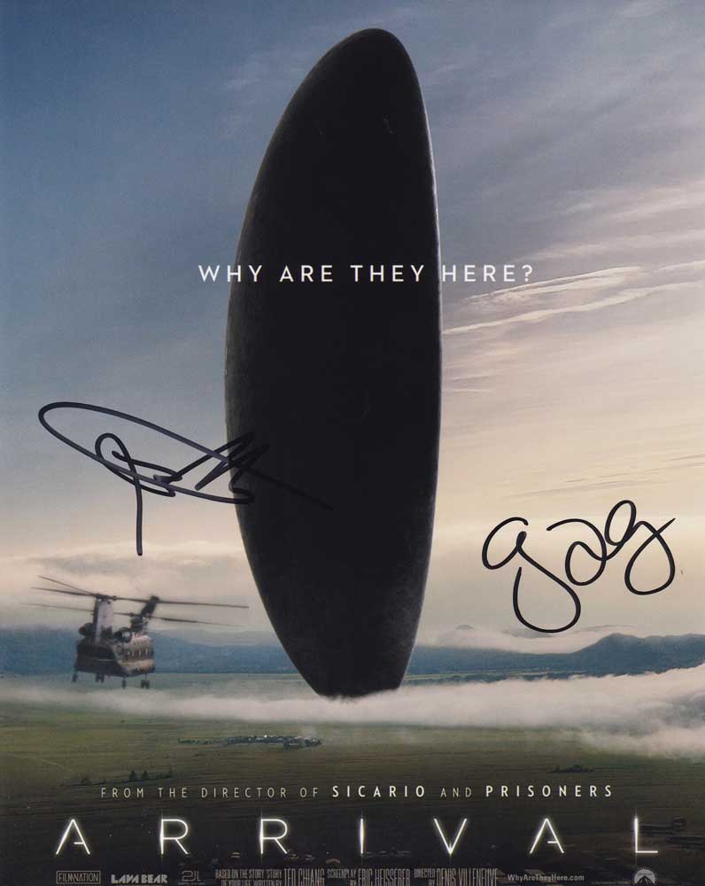 Arrival In-person autographed Cast Photo