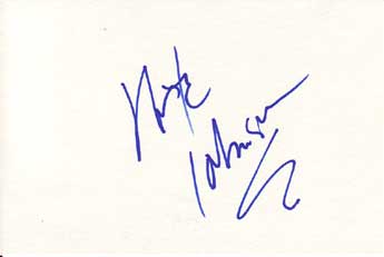 Artie Lange in-person autographed index card