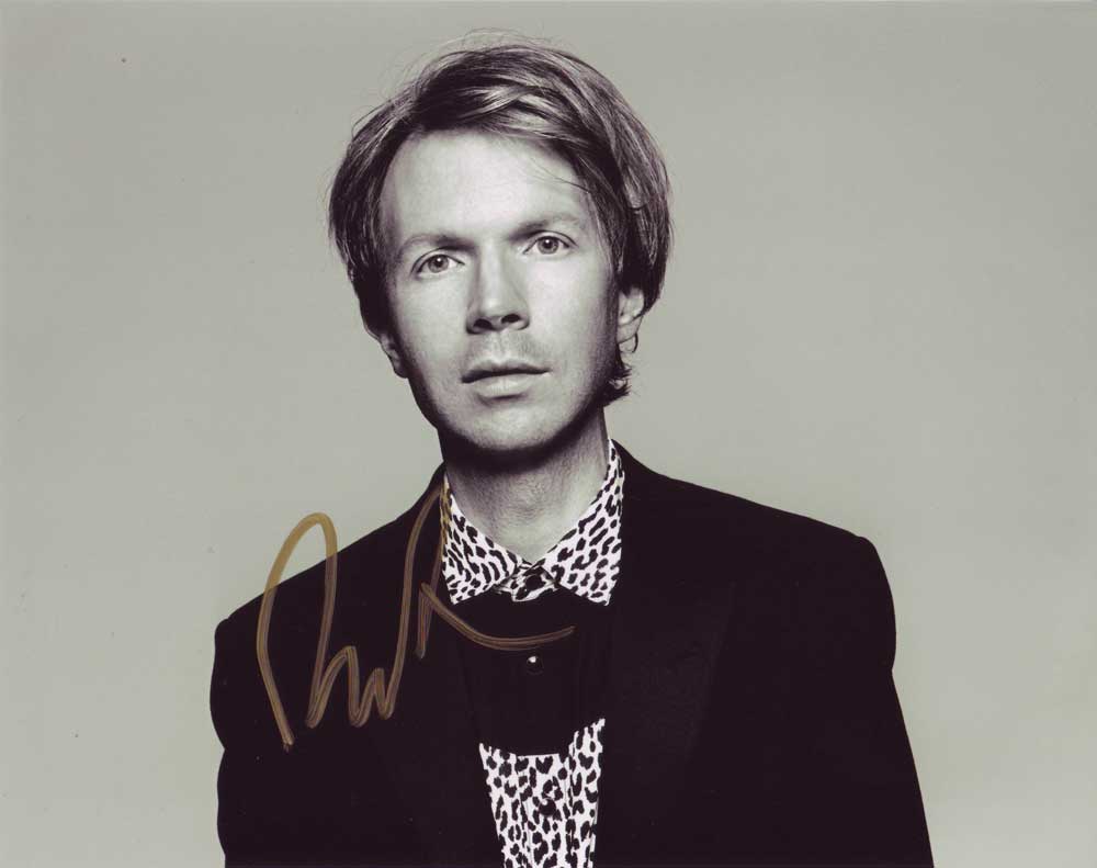 Beck in-person autographed photo