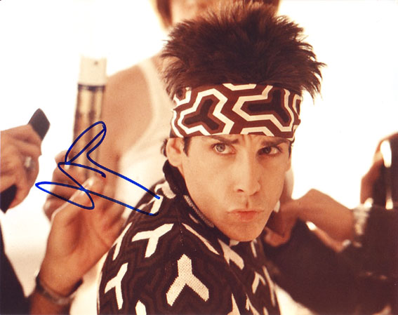 Ben Stiller in-person autographed photo