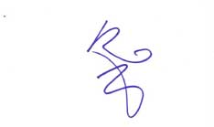 Ben Stiller Autographed Index Card