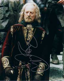 Bernard Hill in-person autographed photo