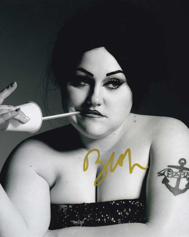 Beth Ditto in-person autographed photo
