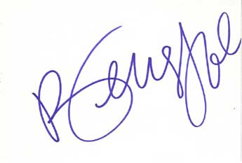 Beverly Johnson Autographed Index Card