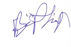 Bijou Phillips Autographed Index Card