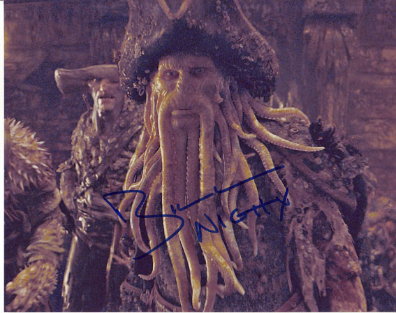 Bill Nighy in-person autographed photo