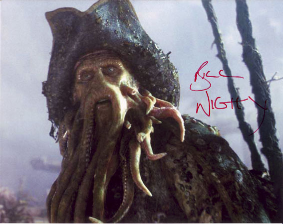Bill Nighy in-person autographed photo