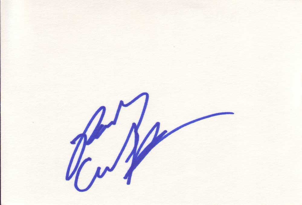 Billy Crudup Autographed Index Card