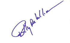 Billy Dee Williams Autographed Index Card