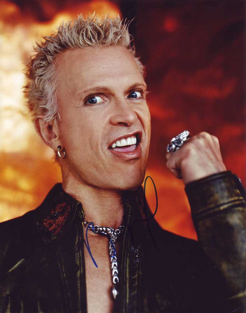 Billy Idol in-person autographed photo