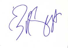 Bob Saget Autographed Index Card