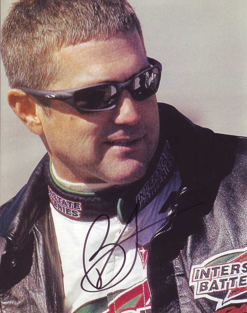 Bobby Labonte in-person autographed photo