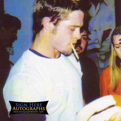 Brad Pitt in-person autographed photo