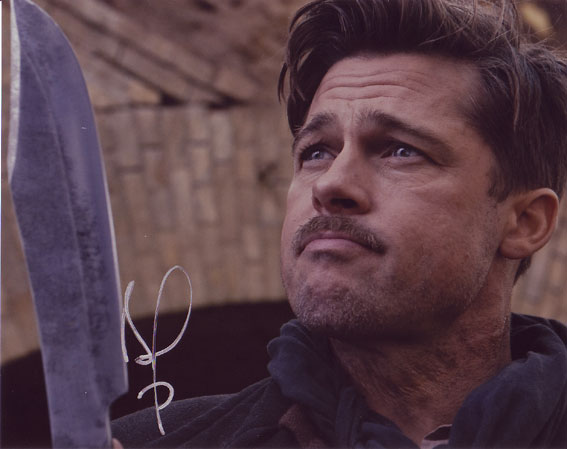 Brad Pitt in-person autographed photo