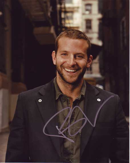 Bradley Cooper in-person autographed photo