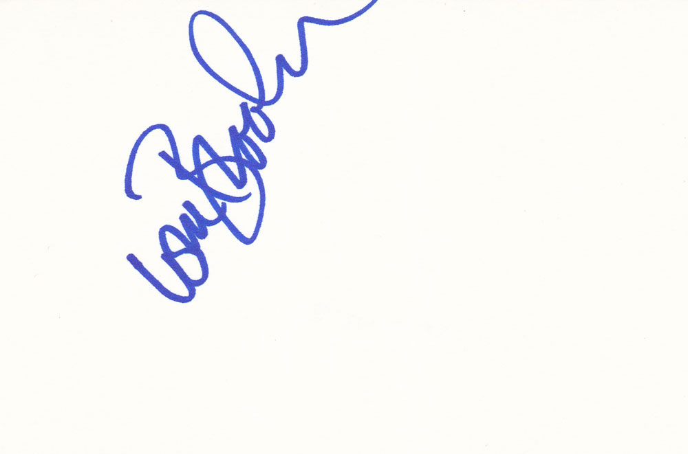 Brooke Shields Autographed Index Card