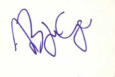 Bryan Singer Autographed Index Card