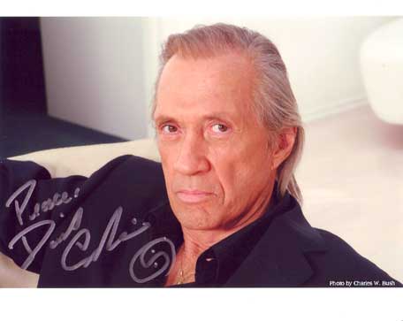 David Carradine in-person autographed photo