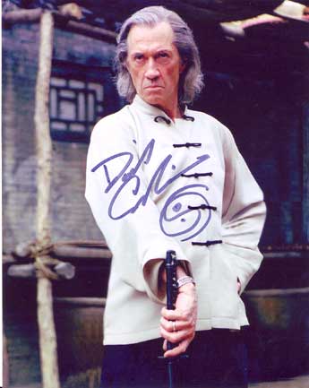 David Carradine in-person autographed photo