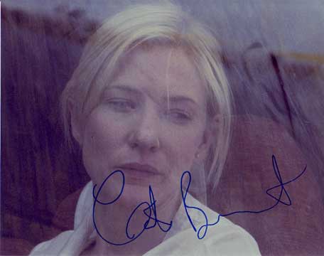 Cate Blanchett in-person autographed photo