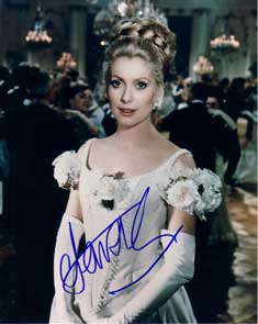 Catherine Deneuve in-person autographed photo
